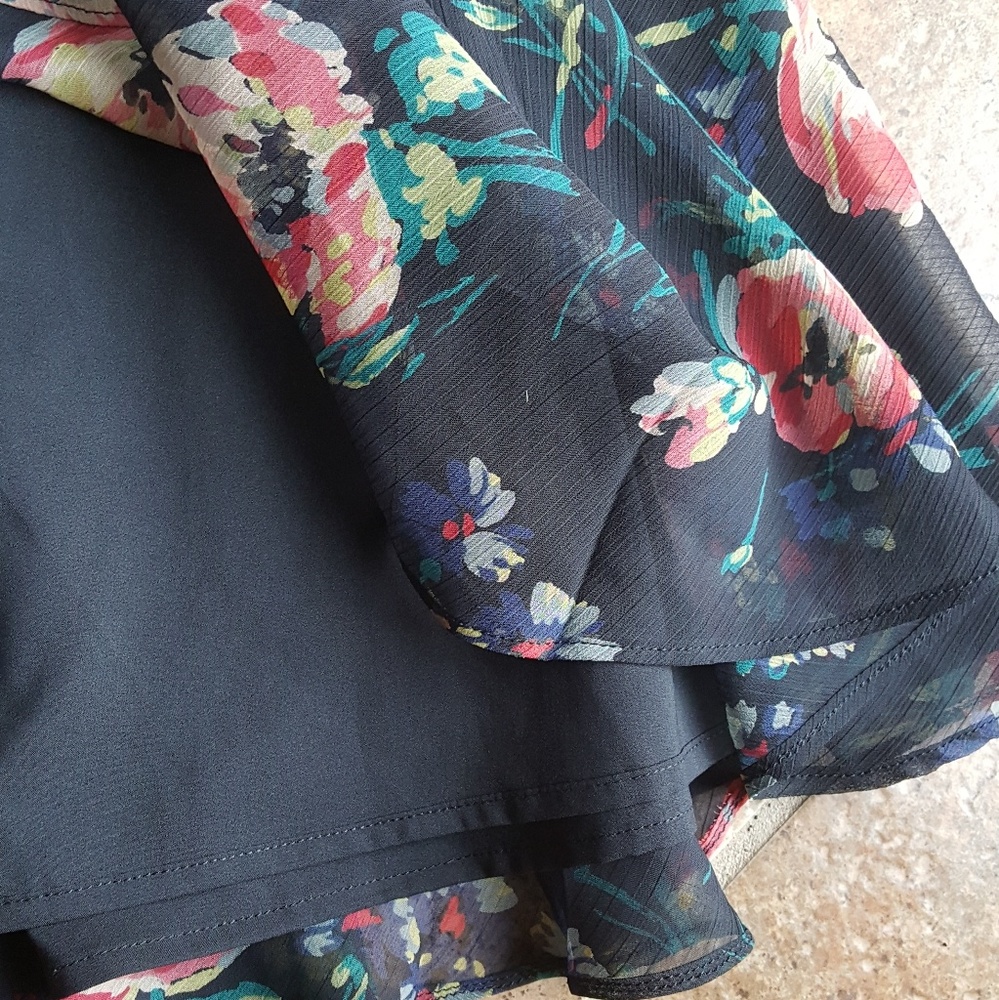 NWT Ralph Lauren Floral Mini Skirt - Picture 3 of 5